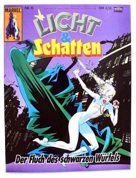 Marvel Licht und Schatten Comic Magazin Nr. 6: Der Fluch des schwarzen Würfels von Bastei